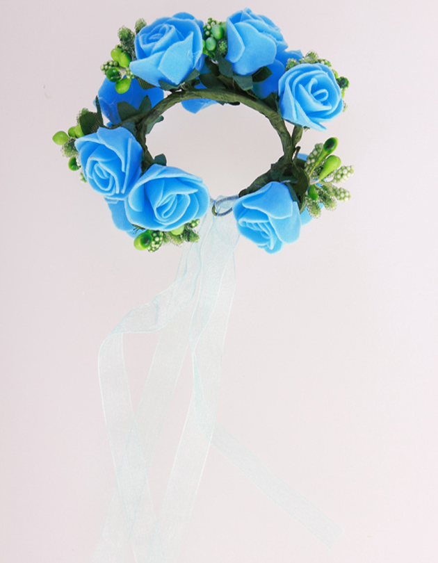 Rochelle Bridesmaid Corsage in Ocean Blue